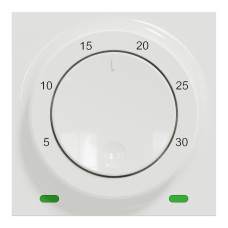 Термостат кімнатний, вбудованний датчик 8А білий, Unica New, Schneider Electric NU350118