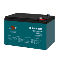 Тяговий свинцево-кислотний AGM акумулятор LP 6-DZM-12 Ah - под Болт М5