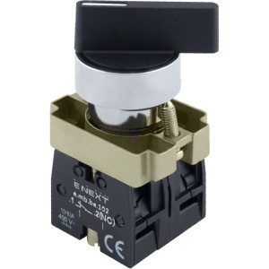 Перемикач e.mb.bj25 на 2 фіксованих положення "1-0" подовжена рукоятка, 1NO+1NC