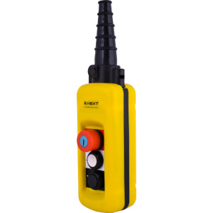 Тельферний пост e.cs.stand.xac.a.2913k, двокнопковий з кнопкою стоп, з ключем, двошвидкісний