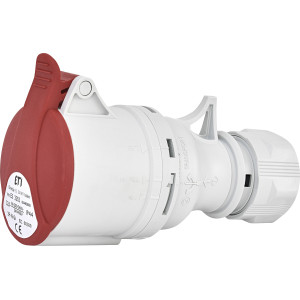 Розетка кабельна (силовий роз'єм) ES 3253 IP44 (32A, 400V, 3P+N+PE)