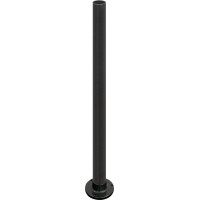 Опора пластикова e.street.bollard.pl.1000.black, висота 1000мм, діаметр 60мм, чорна