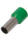 Ізольований наконечник втулковий e.terminal.stand.e25-16.green 25,0 кв.мм, зелений, 100шт