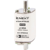 Запобіжник плавкий e.fuse.NT00.63, габарит 00, 63А