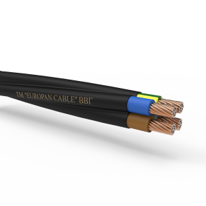 Кабель ВВГ-0,66 4х16 силовий мідний EUROPAN CABLE Відрізок 3м