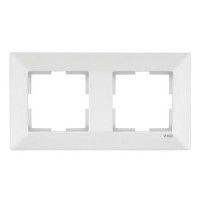 Рамка VI-KO Meridian біла 2-на горизонтальна ( 90979002-WH )