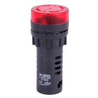 Арматура світлозвукосигнальна аварійна e.ad22.230.buzzer.red ?22мм 230В АС червона