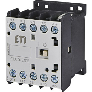 Контактор мініатюрний CEC 12.10-24V-50/60Hz (12A; 5,5kW; AC3)