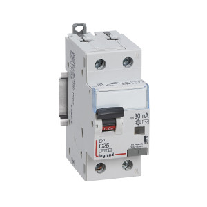 Дифавтомат Dx3. 1п+Н C 25а 30ma