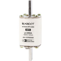 Запобіжник плавкий e.fuse.NT1.250, габарит 1, 250А