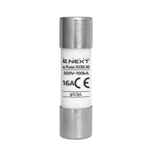 Запобіжник плавкий e.fuse.1038.16, типорозмір 10х38, 16А