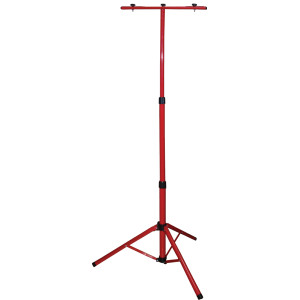 Стійка металева для прожекторів e.halogen.base.2.150.500, (на 2 прожектори по 150 Вт або 500Вт), червона