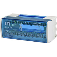 Блок розподільчий EDB-211 2p, L+PE/N, 125A (11 виходів)