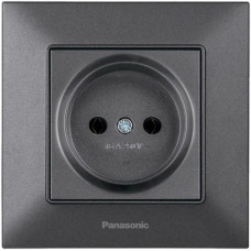 Розетка Panasonic Arkedia Slim, димч.