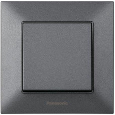 Вимикач 1кл. Panasonic Arkedia Slim, димч.