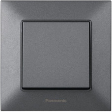 Вимикач 1кл.+підсв. Panasonic Arkedia Slim, димч.
