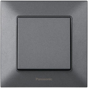 Вимикач 1кл.+підсв. Panasonic Arkedia Slim, димч.