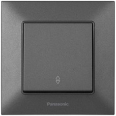 Вимикач 1кл.прохід. Panasonic Arkedia Slim, димч.
