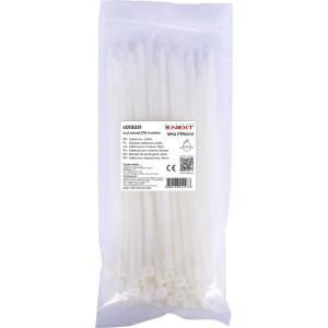 Кабельна стяжка e.ct.stand.370.4.white (100шт), біла