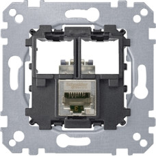 Механізм розетки RJ45 1-постовий Cat6A STP, Merten, Schneider Electric MTN4576-0021
