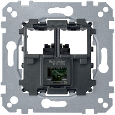 Механізм розетки RJ45 1-постовий Cat6A STP, Merten, Schneider Electric MTN4576-0001