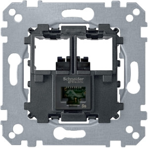 Механізм розетки RJ45 1-постовий Cat6A STP, Merten, Schneider Electric MTN4576-0001