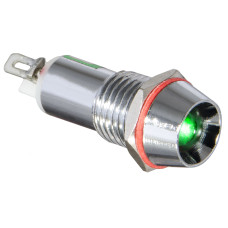 Сигнальна арматура AD22C-10  зелена  24V AC/DC