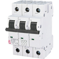 Автоматичний вимикач ETIMAT 10 3p B 25А (10 kA)