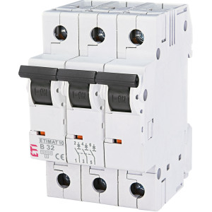 Автоматичний вимикач ETIMAT 10 3p B 32А (10 kA)