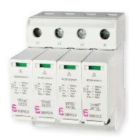 Обмежувач перенапруги ETITEC SM T12 300/12,5 (3+1, 4p, TT)