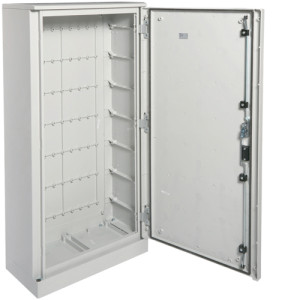 Шафа з поліестру з цоколем ORION Plus, IP65, непрозорі двері, 1200X600X300мм2
