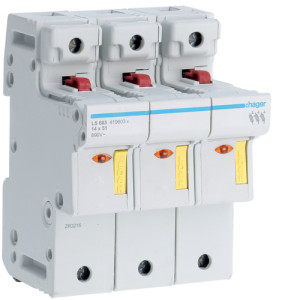 Роз'єднувач запобіжників L51 50A/690V 3P