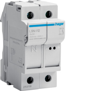 Роз'єднувач запобіжників L32 25A/400В 1P+N