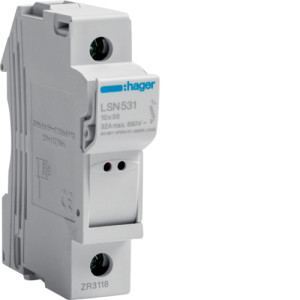 Роз'єднувач запобіжників L38 32A/690В з індикатором 1P