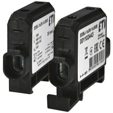 Ввідна силова клема EDBJ-1x35-1x35/B (125A, 1000V AC/1500V DC, IN: 1x35, OUT: 1x35, чорна)
