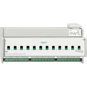 Актор для вимикача REG-K/12X230/16 з ручним управлінням, світло сірий, KNX, Schneider Electric MTN648495