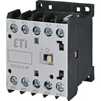 Контактор мініатюрний CEC 12.4P 230V АС (12A; 5,5kW; AC3) 4р (4 н.в.)
