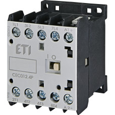 Контактор мініатюрний CEC 12.4P 230V АС (12A; 5,5kW; AC3) 4р (4 н.в.)