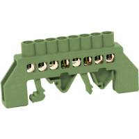 Шина нульова e.bsi.pro.2.8 в ізольованому корпусі універсальна зелена