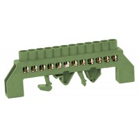 Шина нульова e.bsi.pro.2.12 в ізольованому корпусі універсальна зелена