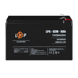 Тяговий свинцево-кислотний AGM акумулятор LP 6-DZM-9 Ah