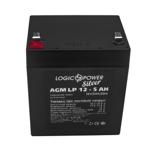 Акумулятор AGM LP 12V - 5 Ah Silver