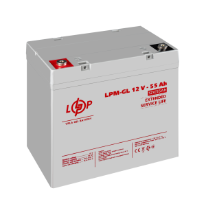 Аккумулятор гелевий LPM-GL 12V - 55 Ah