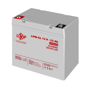 Аккумулятор гелевий LPM-GL 12V - 55 Ah