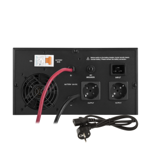ДБЖ з правильною синусоїдою 24V LPE-B-PSW-2300VA+ (1600Вт) 1-35A