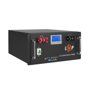 Акумулятор LP LiFePO4 48V (51,2V) - 100 Ah (5120Wh) (Smart BMS 100A) з LCD RM