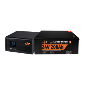 Комплект резервного живлення LP (LogicPower) ДБЖ + літієва (LiFePO4) батарея (UPS 2300VA + АКБ LiFePO4 5120W)