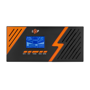 ДБЖ з правильною синусоїдою 12V LPM-PSW-1500VA (1050Вт) Black