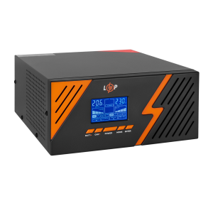 ДБЖ з правильною синусоїдою 12V LPM-PSW-1500VA (1050Вт) Black