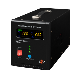ДБЖ LogicPower LPY-PSW-1000VA+ (700Вт) 10A/20A з правильною синусоїдою 12V